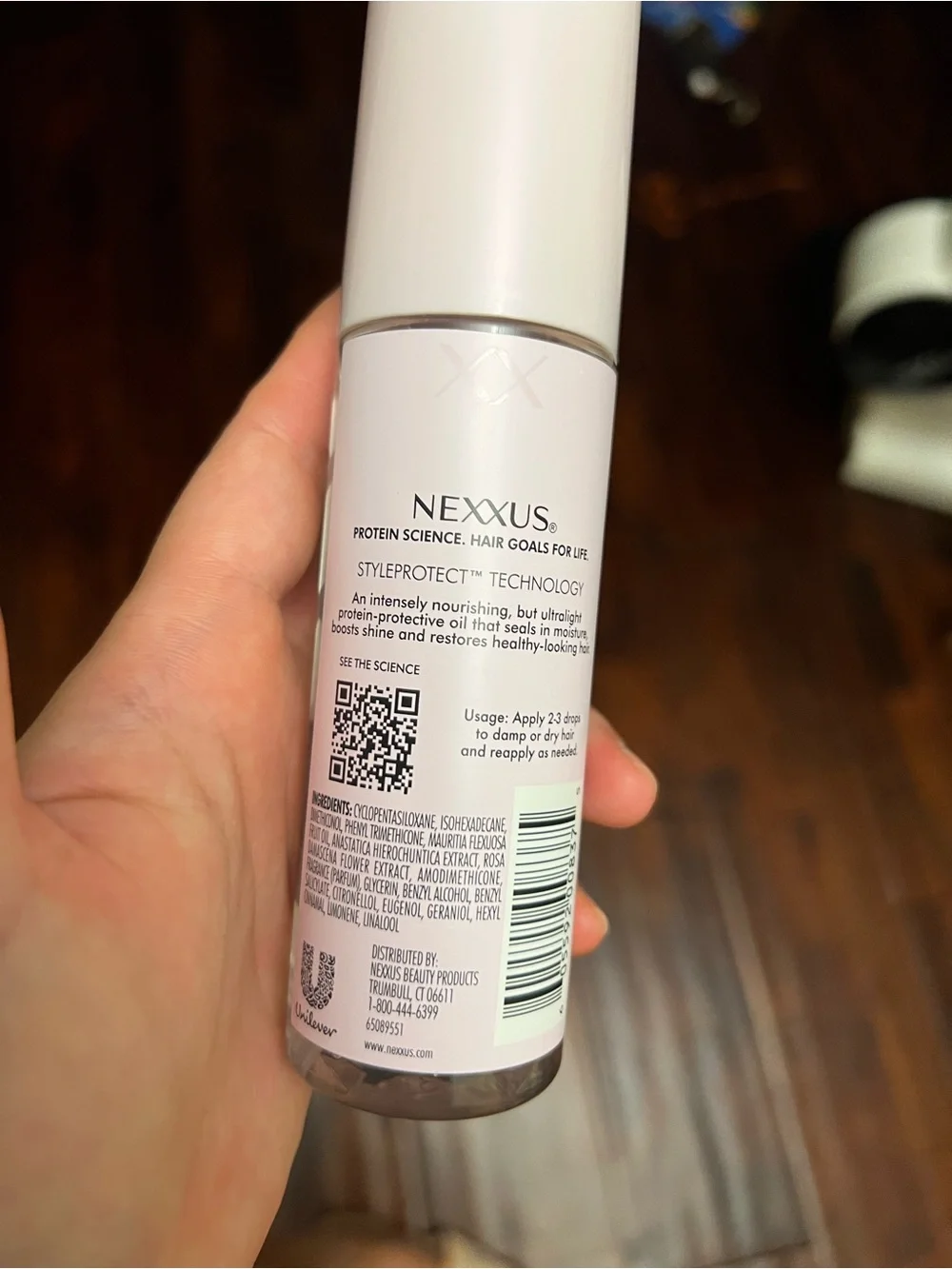 Nexxus Repair & Nourish Hair Oil Ultra Lightweight 3.3 oz New